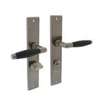 Deurbeslag | Deurklink met wc-sluitingschild | Intersteel |, Verzenden, Nieuw