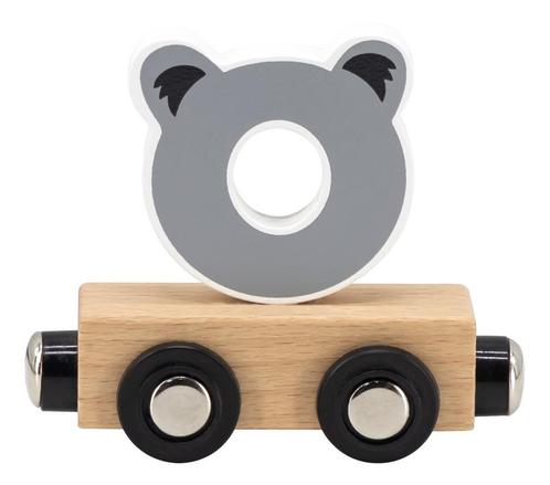 Tryco Houten Gekleurde Lettertrein - Letter O TR-353034, Kinderen en Baby's, Kinderkamer | Inrichting en Decoratie, Nieuw, Verzenden
