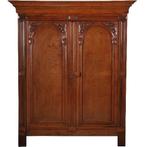 Tweedeurs poortkast ca 1670 Hollands of Utrechts de zijpane, Ophalen of Verzenden