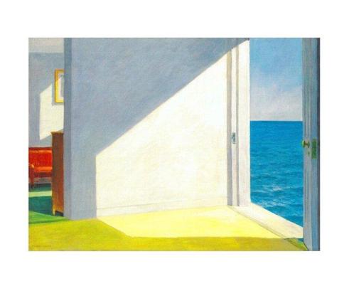 Edward Hopper - “Rooms by the Sea, 1951”. Gesigneerd in de, Antiek en Kunst, Kunst | Tekeningen en Foto's