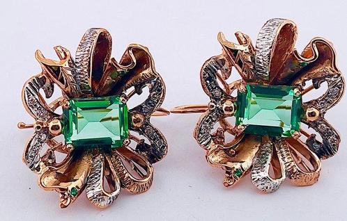 Zonder Minimumprijs - Oorbellen - 9 kt. Roségoud, Zilver, Sieraden, Tassen en Uiterlijk, Oorbellen