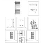 Elektrische Handdoekradiator BWS Russ Links aansluiting 593W, Ophalen of Verzenden, Nieuw