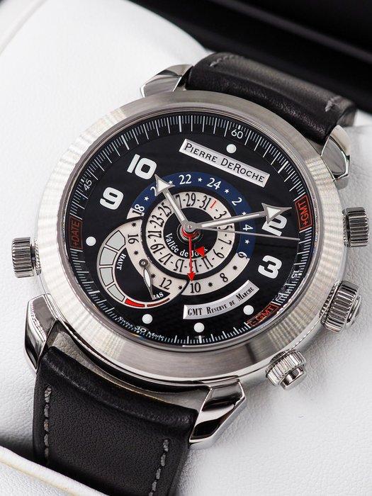 Pierre DeRoche - Grandcliff GMT - Zonder Minimumprijs -, Sieraden, Tassen en Uiterlijk, Horloges | Heren