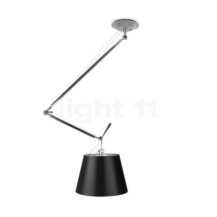 Artemide Tolomeo Sospensione Decentrata Black Edition, ø¸4, Huis en Inrichting, Lampen | Hanglampen, Nieuw, Verzenden