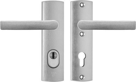 AXA Deurbeslag set - Curve Plus - Deurkruk Aluminium - Model, Doe-het-zelf en Verbouw, Hang- en Sluitwerk, Verzenden