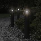vidaXL Buitenvloerlampen 3 st met sensors roestvrijstaal, Verzenden, Nieuw