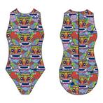 Special Made Turbo Waterpolo badpak Bali Tribal, Verzenden, Nieuw