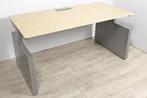 Voortman Hi Tee bureau, 160x80cm, lindberg eiken-aluminiu..., Nieuw, Ophalen of Verzenden