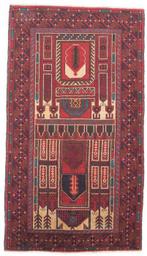 Vloerkleed - 149 cm - 82 cm - Baluchi Afghaans, Nieuw