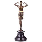 Figuur - Bronzefigur Skulptur Tänzerin nach D.H Chiparus