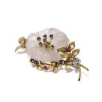 Broche Een gelimiteerde editie broche van bergkristal,