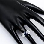 Ring - 14 karaat Geel goud - 3.14ct. tw. Saffier - Saffier, Sieraden, Tassen en Uiterlijk, Ringen, Nieuw