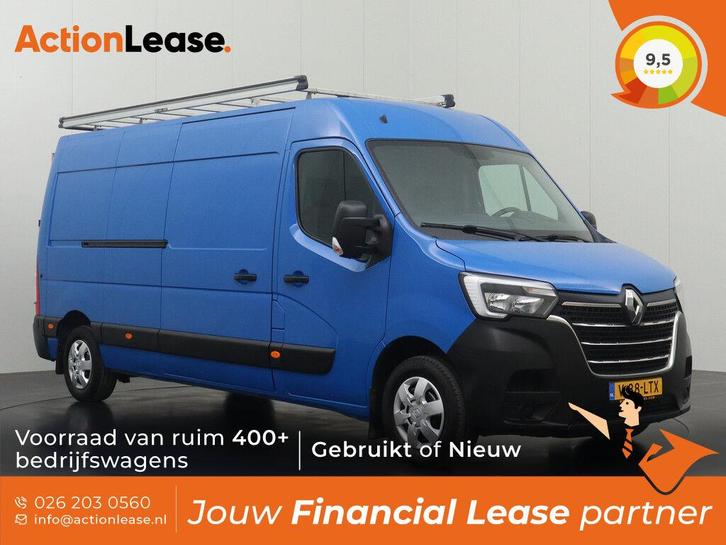 Renault Master L3 H2 2022 €234 per maand, Auto's, Bestelauto's, Dealer onderhouden, Te koop, Zwart, Handgeschakeld, Financial lease