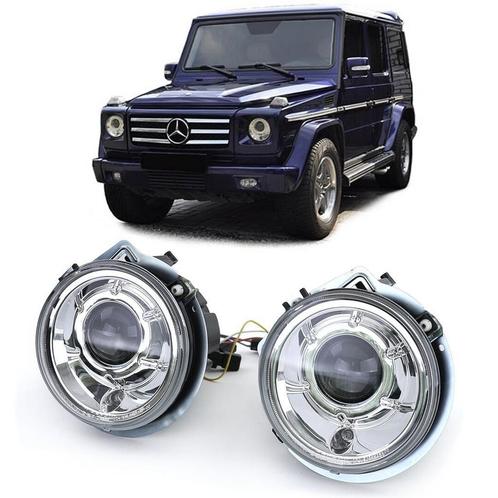 Koplampen Facelift Chroom Mercedes G Klasse W463 J313, Auto-onderdelen, Verlichting, Nieuw, Mercedes-Benz