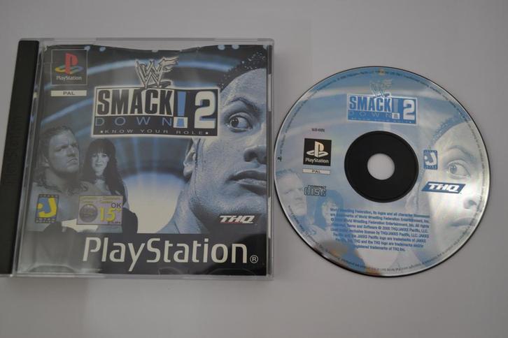 WWF Smackdown 2 - Know your Role (PS1 PAL), Spelcomputers en Games, Games | Sony PlayStation 1, 1 speler, Zo goed als nieuw, Verzenden
