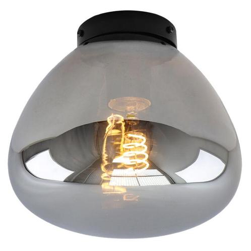 Design plafondlamp grijs, Clayton, Huis en Inrichting, Lampen | Plafondlampen, Nieuw, Glas, Ophalen of Verzenden