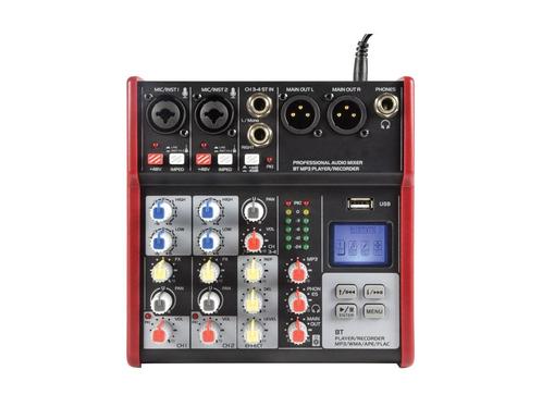 Citronic CSM-4 Mixer Met USB/Bluetooth En Delay Effect, Muziek en Instrumenten, Dj-sets en Draaitafels, Dj-set, Nieuw, Overige merken