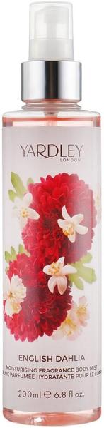 YARDLEY ENGLISH DAHLIA BODY MIST SPRAY 200 ML, Verzenden, Nieuw