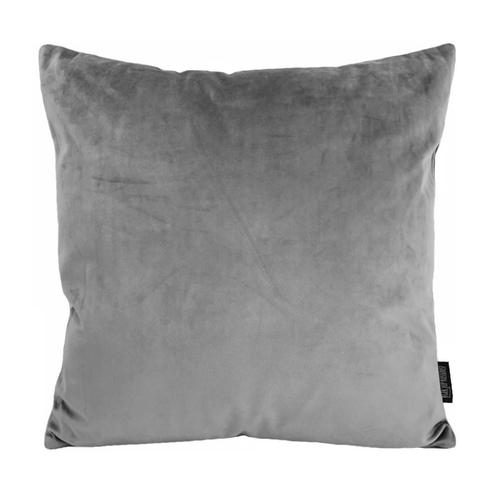 Velvet Grijs | 45 x 45 cm | Kussenhoes | Velvet/Polyester, Huis en Inrichting, Woonaccessoires | Kussens, Verzenden