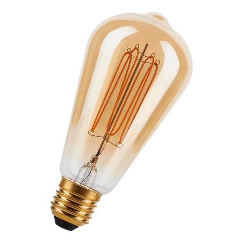 Bailey Spiraled Rustieklamp ST64 E27 4W 200lm 1900K Goud..., Huis en Inrichting, Lampen | Overige, Nieuw, Ophalen of Verzenden