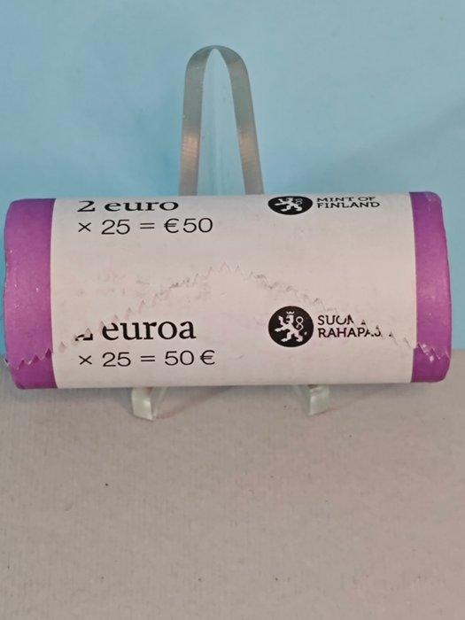 Finland. 2 Euro 2013 Parlamento (25 monete) in rotolino, Postzegels en Munten, Munten | Europa | Euromunten