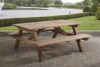 Talen Picknicktafel Hardhout 160 x 180 cm, Tuin en Terras, Picknicktafels, Nieuw