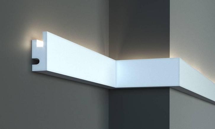 LED sierlijst voor indirecte verlichting XPS (90x40 mm), Huis en Inrichting, Lampen | Overige, Nieuw, Ophalen of Verzenden