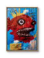 Gorica Kiesshauer (1971) Wigulins Art - Basquiats Goldfish, Antiek en Kunst