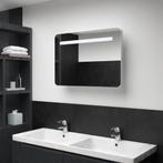 vidaXL Badkamerkast met spiegel LED 80x9,5x55 cm, Verzenden, Nieuw