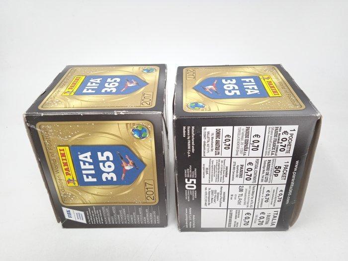 Panini 2 box 50 bustine Fifa 365 2017 sigillate - Panini - 2, Verzamelen, Stickers