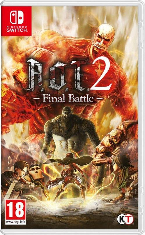 Switch Attack on Titan 2: Final Battle, Spelcomputers en Games, Games | Nintendo Switch, Zo goed als nieuw, Verzenden