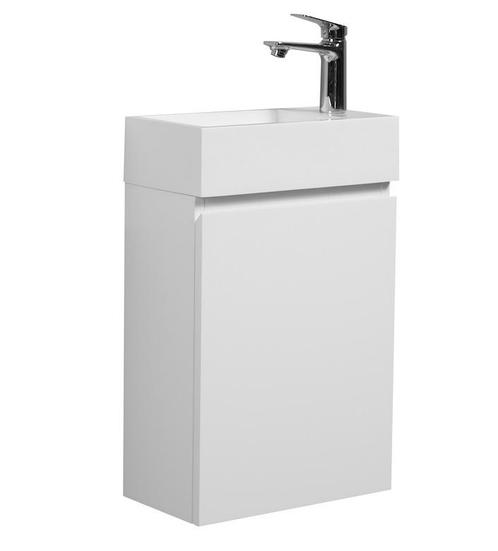 Toiletmeubel Angela 40 x 22 cm Wit Fonteinmeubel, Doe-het-zelf en Verbouw, Sanitair, Nieuw, Wastafel, Verzenden