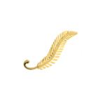 Gouden veer broche | Vintage (gouden broche, geelgoud), Sieraden, Tassen en Uiterlijk, Broches, Ophalen of Verzenden, Gebruikt