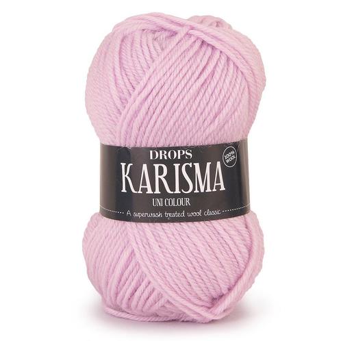 DROPS Karisma Uni Colour - 66 licht pastelroze - Wol Garen, Hobby en Vrije tijd, Breien en Haken, Ophalen of Verzenden