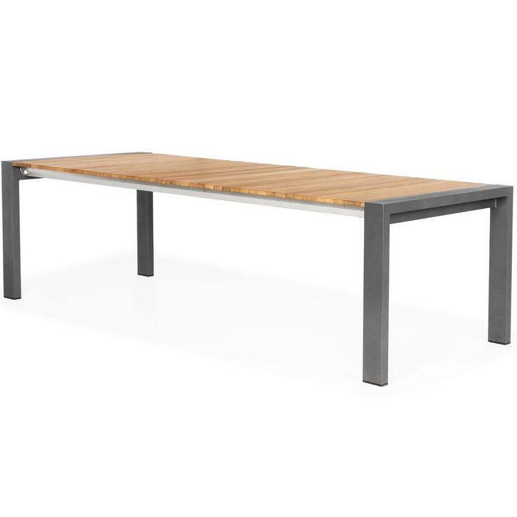 SUNS Rialto uitschuifbare dining tuintafel 217-269x100xH75, Tuin en Terras, Tuintafels, Nieuw, Teakhout, Ophalen of Verzenden