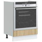 vidaXL Ovenkast Lucca bewerkt hout sonoma eikenkleurig, Huis en Inrichting, Verzenden, Nieuw, Bruin