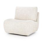 Fauteuil Eleonora LUCIA Beige *NIEUW*, Nieuw, 75 tot 100 cm, Ophalen of Verzenden, 75 tot 100 cm