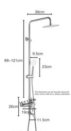 RVS Regendouche Set met Waterval Douche en Mengkraan – Warm, Verzenden, Nieuw
