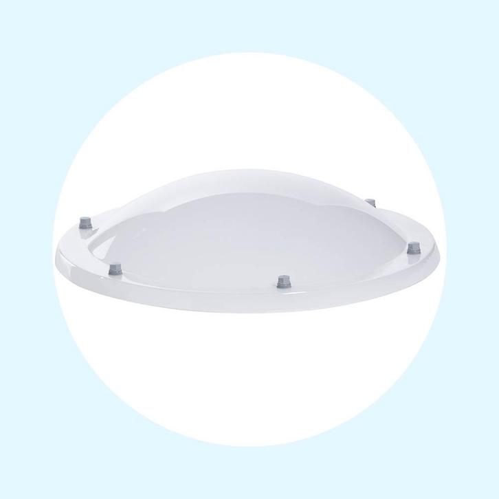 Losse ronde lichtkoepel zelf samenstellen, Doe-het-zelf en Verbouw, Glas en Ramen, Overige typen, Nieuw, Verzenden