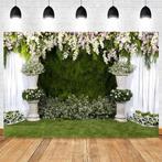 Backdrop Flowerwall polyester 300x200 cm, Hobby en Vrije tijd, Ophalen of Verzenden, Nieuw