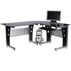 TRUUSK Computerbureau Hoekbureau Bureau Kantoortafel PC-tafe, Verzenden, Nieuw
