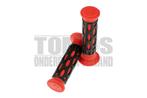 Handvatset Two Tone zwart / rood 22mm / 24mm, Fietsen en Brommers, Ophalen of Verzenden, Nieuw
