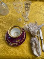 san leucio - kostbaar tafellaken van zijde met gouden