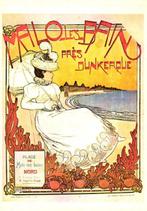 Reclame - postkaarten met publiciteit van oude affiches -, Verzamelen, Gelopen