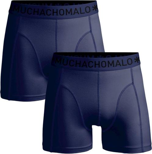 Muchachomalo Boxershorts Microfiber 2-Pack Navy maat L Heren, Kleding | Heren, Ondergoed, Blauw, Boxer, Verzenden