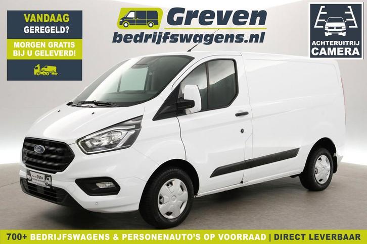 Ford Transit Custom 2.0 Ecoblue L1H1, Auto's, Bestelauto's, Onderhoudsboekje, Lease, Handgeschakeld, Financial lease, Diesel, Wit