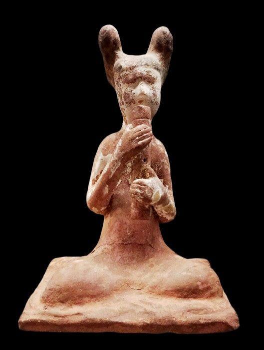Oud-Chinees Hofdame - Musicus - Tang-dynastie - 600/900 na, Antiek en Kunst, Antiek | Overige Antiek