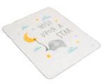 Cangaroo Softy Wish Upon A Star White 110 x 140 cm, Kinderen en Baby's, Verzenden, Nieuw