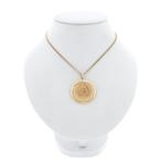 Gouden hanger van 10 gulden munt; Koningin Wilhelmina 1912, Ophalen of Verzenden, Gebruikt, Goud, Overige merken