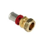 Bonfix rechte verloopkoppeling alu-pers x knel fitting 16mm, Doe-het-zelf en Verbouw, Buizen en Afvoer, Ophalen of Verzenden, Nieuw
